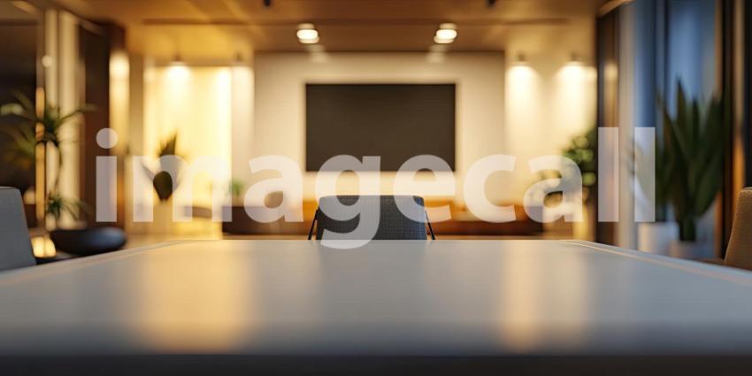 Modern Office Lounge Area. Stylish workspace with comfortable chairs, a wooden table, and natural light. Perfect for business, interior design, and corporate themes.