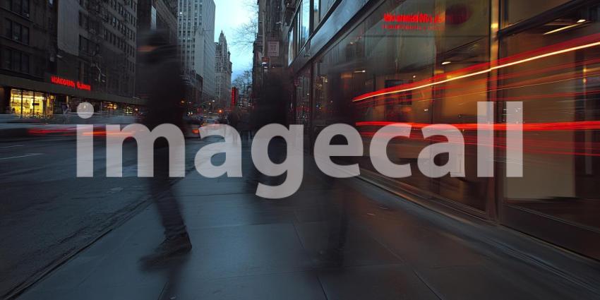 Dynamic Outdoor Gathering: People Walking and Running in Colorful Outfits Under a Sunny Sky