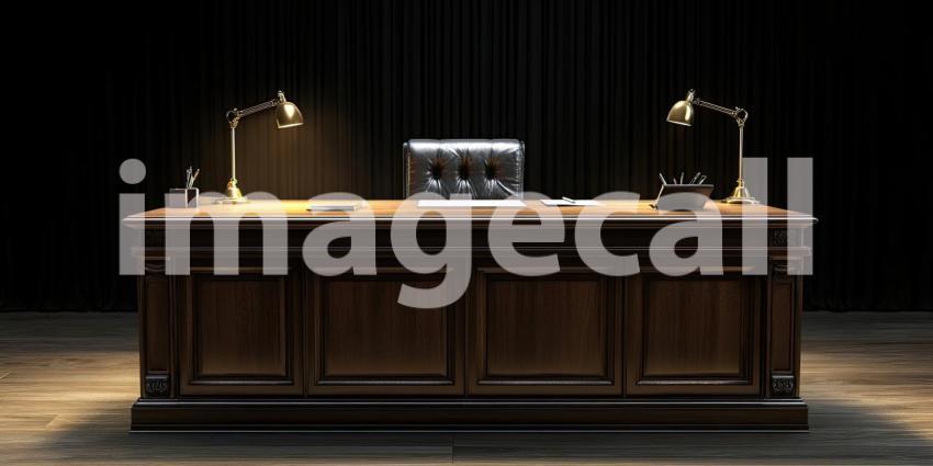 Luxury Penthouse Office at Night. Modern workspace with panoramic city views, sleek furniture, and ambient lighting. Perfect for business, luxury, and success themes.