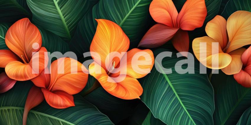 Morning Dew on Orange Lilies. Sunlight illuminates a field of vibrant orange lilies with glistening morning dew. Perfect for nature, spring, and floral themes.