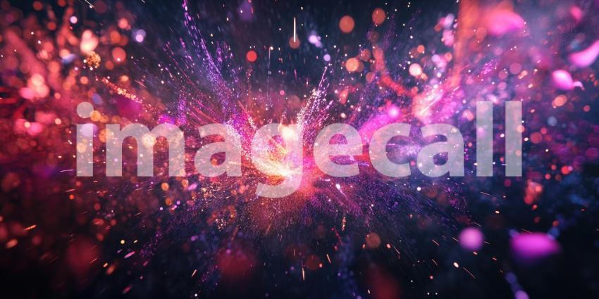 London Skyline with Fireworks. A vibrant cityscape with fireworks exploding over iconic landmarks. Perfect for travel, celebration, and cityscape themes.