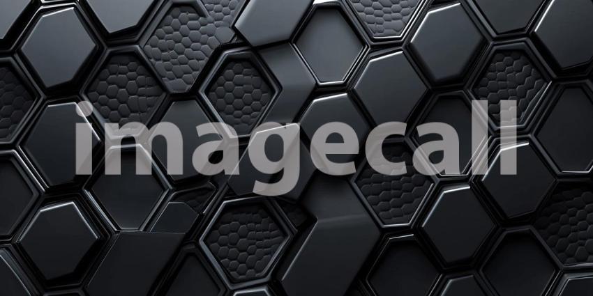 Interlocking Black Leather Texture. An intricate pattern of woven leather strips creating a luxurious and sophisticated background.