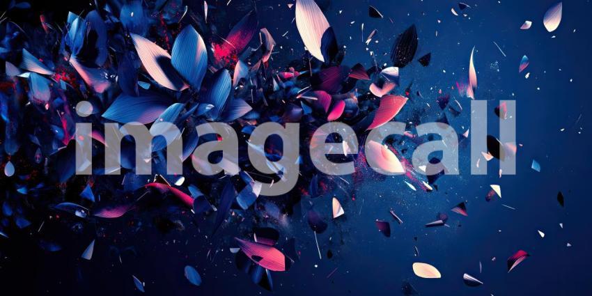 Cosmic Ink Abstract Art Background