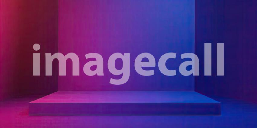 Surreal Mountain Range at Twilight. A panoramic view of a majestic mountain range bathed in a vibrant purple and blue light, evoking a sense of otherworldly beauty.