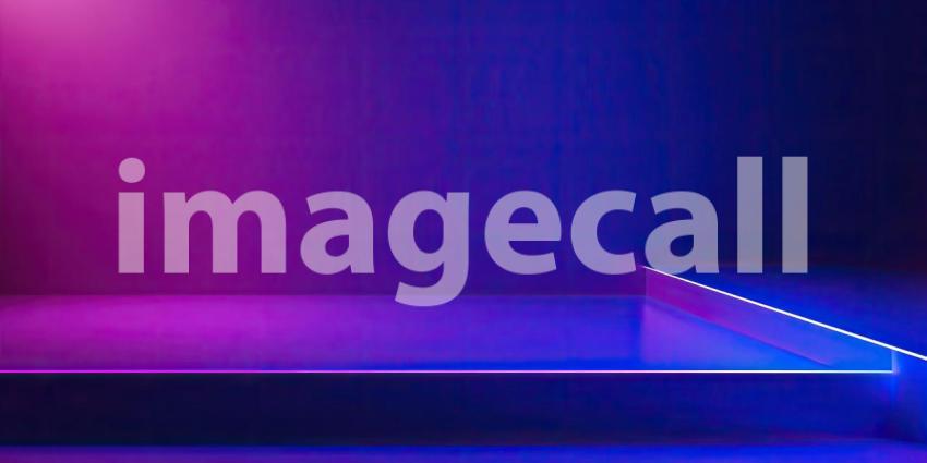 Surreal Mountain Range at Twilight. A panoramic view of a majestic mountain range bathed in a vibrant purple and blue light, evoking a sense of otherworldly beauty.