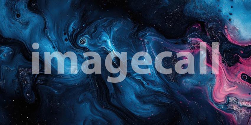 Cosmic Ink Abstract Art Background
