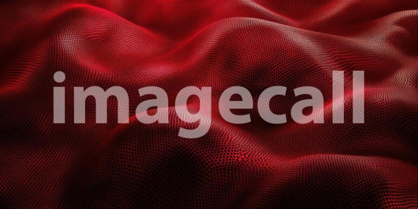 Dynamic Red Particle Wave. A mesmerizing abstract background composed of swirling red particles creating a dynamic and energetic wave pattern.