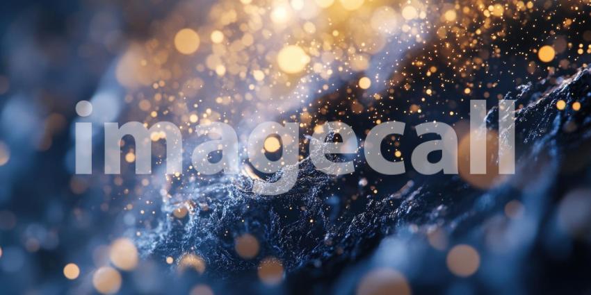 Shimmering Stardust: A Celestial Abstract