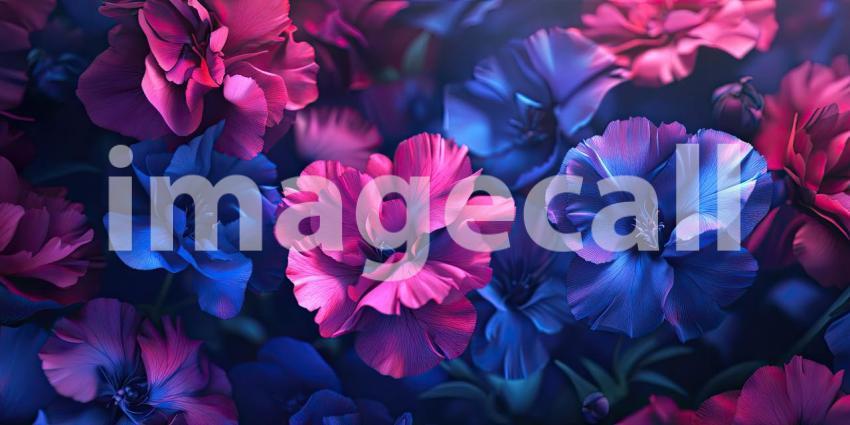 Abstract Floral Dreamscape in Vibrant Hues