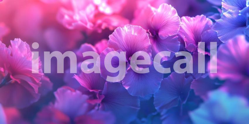 Abstract Floral Dreamscape in Vibrant Hues