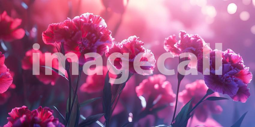 Abstract Floral Dreamscape in Vibrant Hues