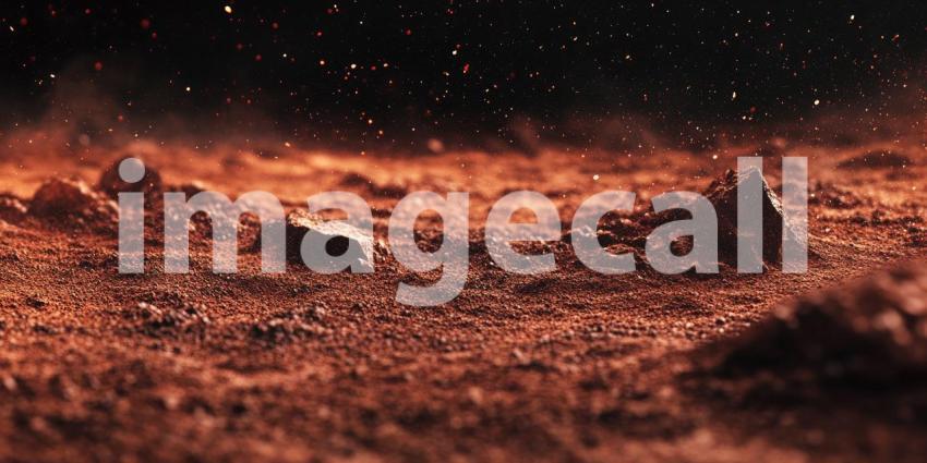 Abstract Red Explosion: A Burst of Energy