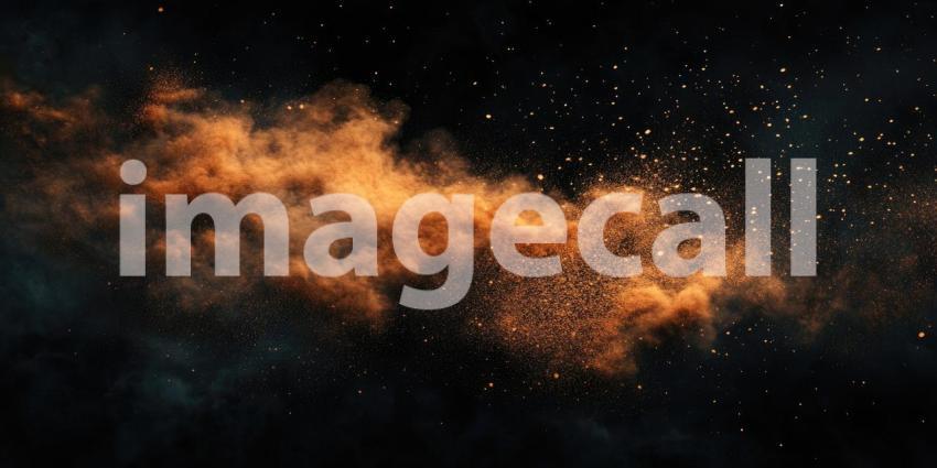 Ethereal Dust Clouds Against the Cosmic Void