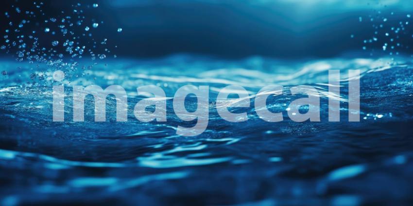 Enchanting Duo: Dolphins frolicking in a Dreamy Lagoon