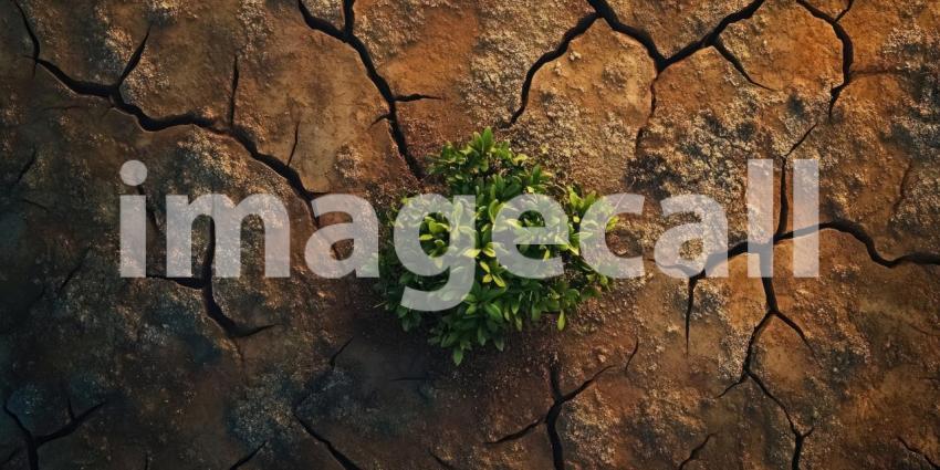 Resilience in Aridity: Life Survives in a Cracked Earth.