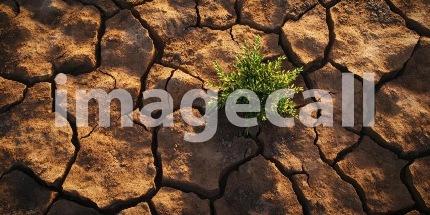 Resilience in Aridity: Life Survives in a Cracked Earth.