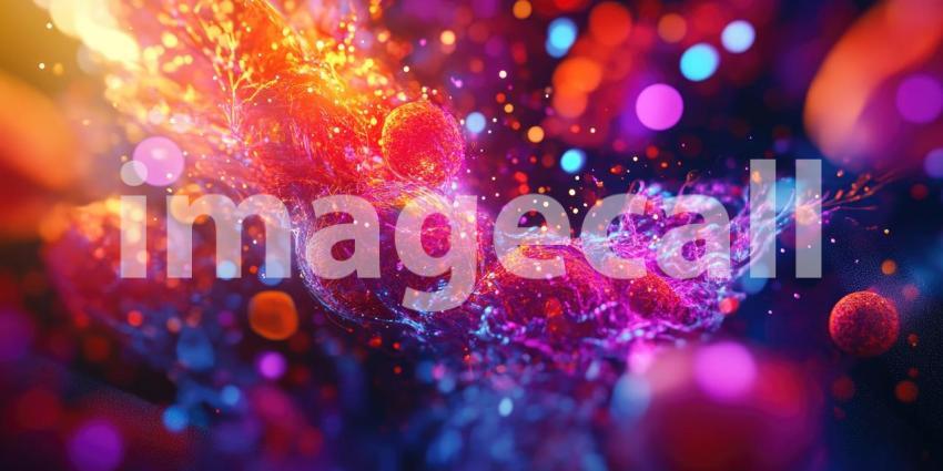 Abstract Energy Flow: A Symphony of Color and Light