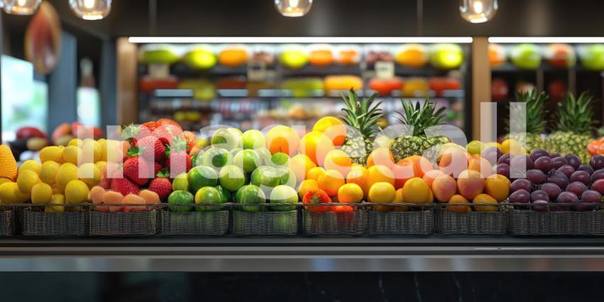 A Vibrant Display of Fresh Produce Awaits on a Kitchen Counter, Ready for Culinary Inspiration.