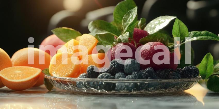 A Vibrant Display of Fresh Produce Awaits on a Kitchen Counter, Ready for Culinary Inspiration.