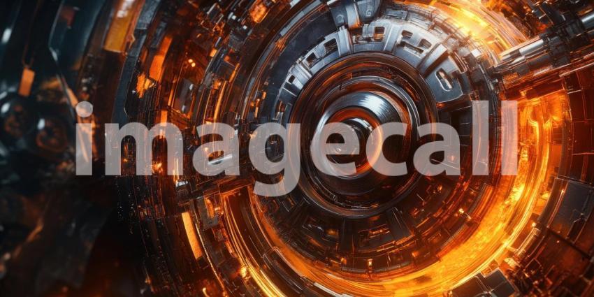 Precision Engineering: A Close-up of a Complex Watch Mechanism