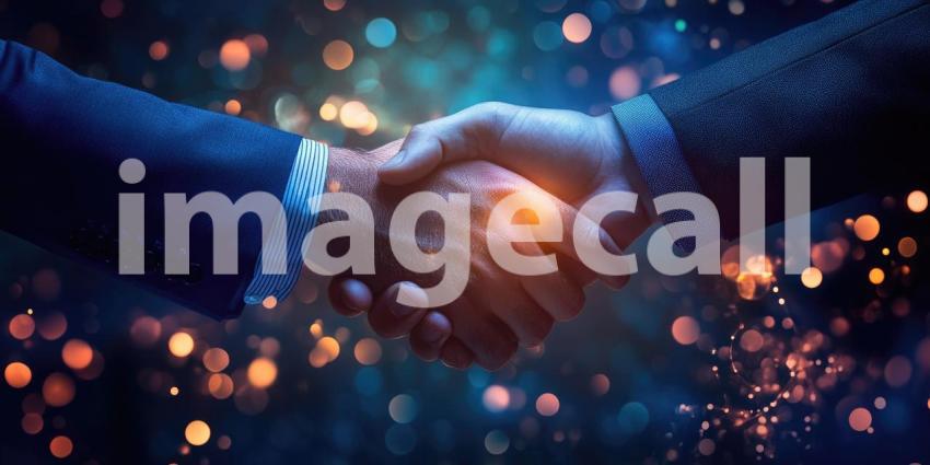 Global Connectivity: Network of Human Figures Connected by Lines Around a Digital Globe