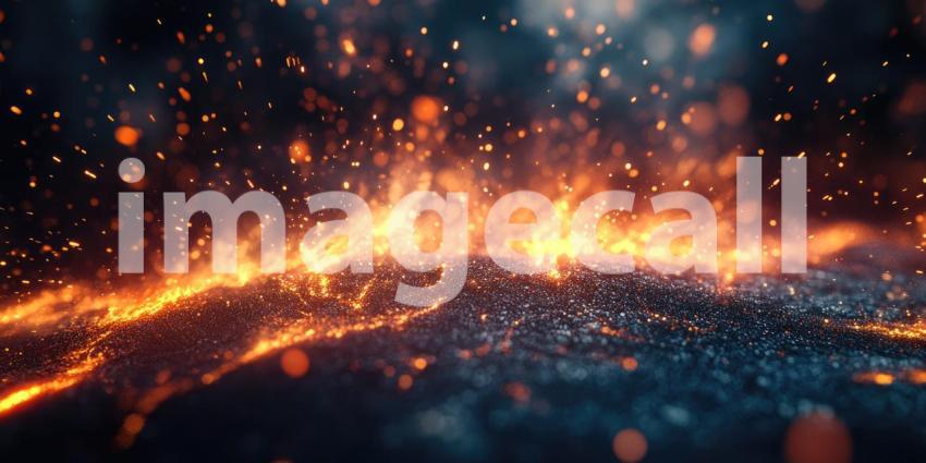 Cosmic Firestorm: A Blaze of Energy Engulfs the Universe