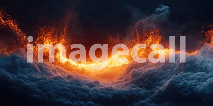 Cosmic Firestorm: A Blaze of Energy Engulfs the Universe