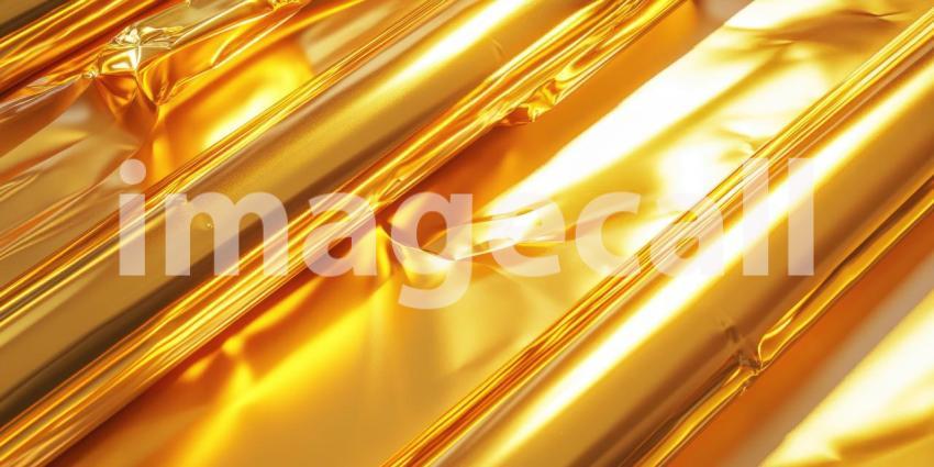 Liquid Gold: Shimmering Waves of Molten Metal