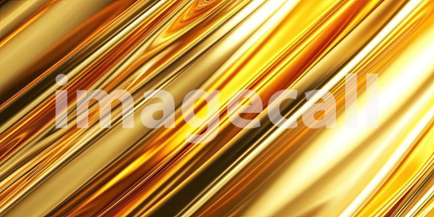 Liquid Gold: Shimmering Waves of Molten Metal