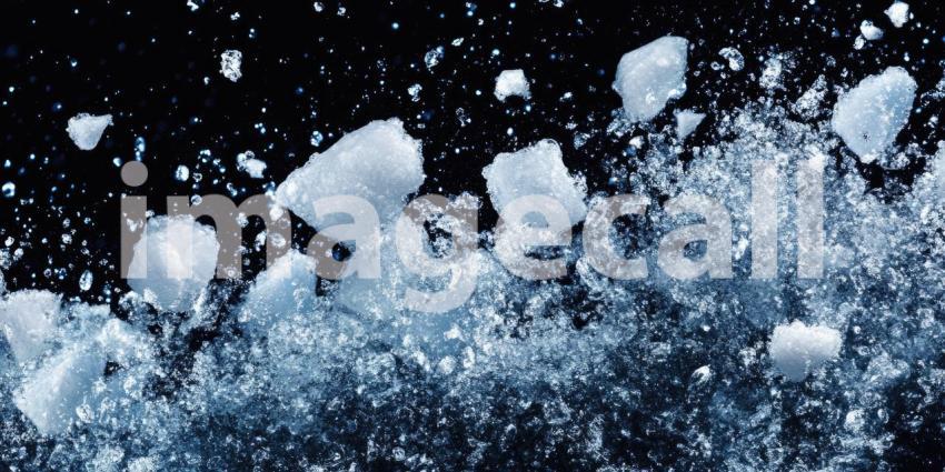 Celestial Terrain: A Rugged Lunar Landscape Under a Starry Sky