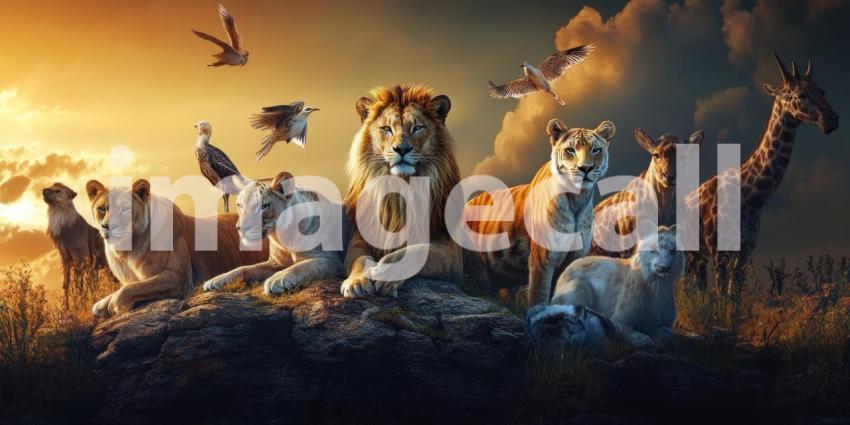 A Gathering of Giants: Majestic Beasts of the Savanna