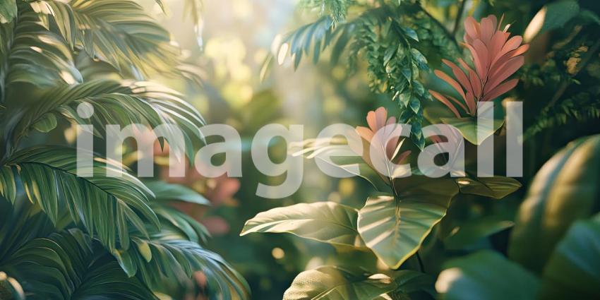 Sunlight Bathes the Jungle Floor