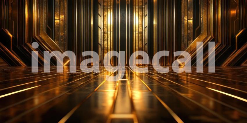 A Tapestry of Gold: A Palace of Intricate Design, Where Gold Gleams and Shadows Dance, Creating a Scene of Opulence and Grandeur.