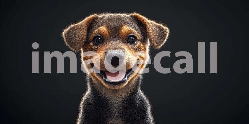 Puppy Dog Eyes: A Cheeky Smile and Sparkling Eyes Steal Your Heart