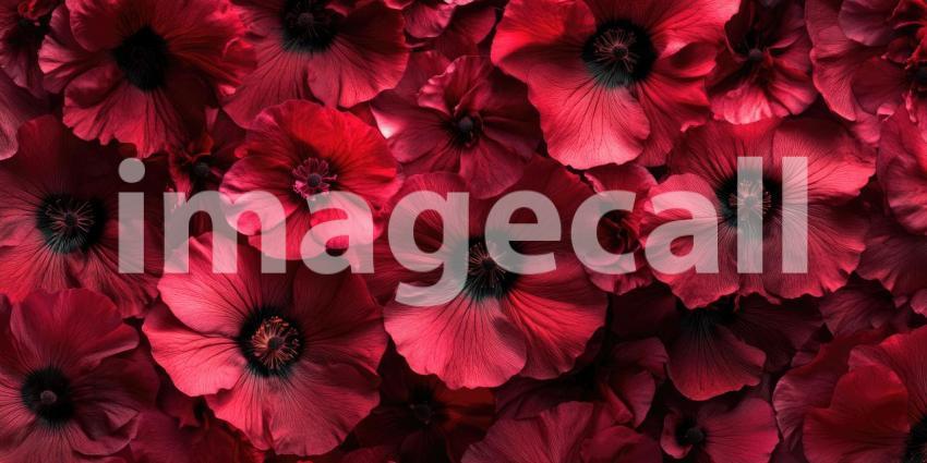 Soft Focus Blooms: Delicate Pink Flowers Bathed in Golden Light