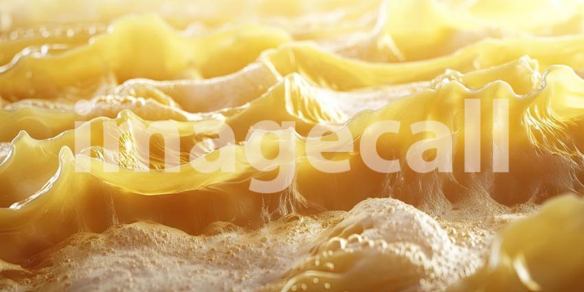 Golden Waves of Pasta, a Culinary Symphony of Texture and Flavor, Beckoning a Feast of Pure Delight.