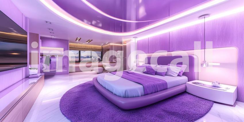 A Luxurious Retreat Where Warmth and Comfort Intertwine, Inviting Relaxation and Tranquility