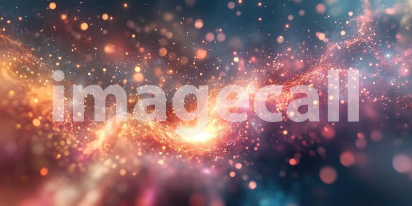 A Blaze of Glory: A Fiery Explosion Illuminates the Darkness, Leaving a Trail of Golden Sparks and Embers in its Wake.