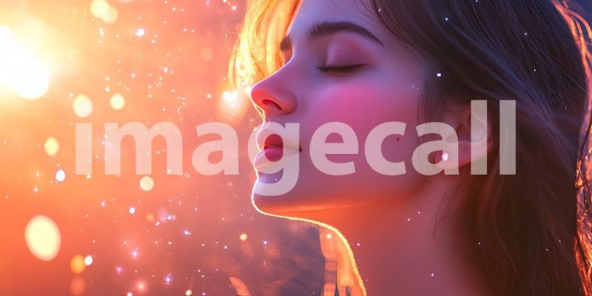 A Blaze of Glory: A Fiery Explosion Illuminates the Darkness, Leaving a Trail of Golden Sparks and Embers in its Wake.