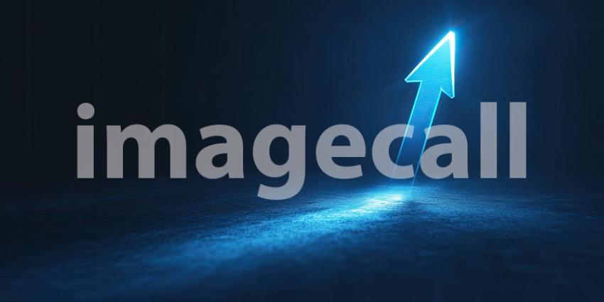 The Digital Frontier: A Glowing Arrow of Progress Cuts Through the Matrix of Code, Guiding Us into the Future of Technology.