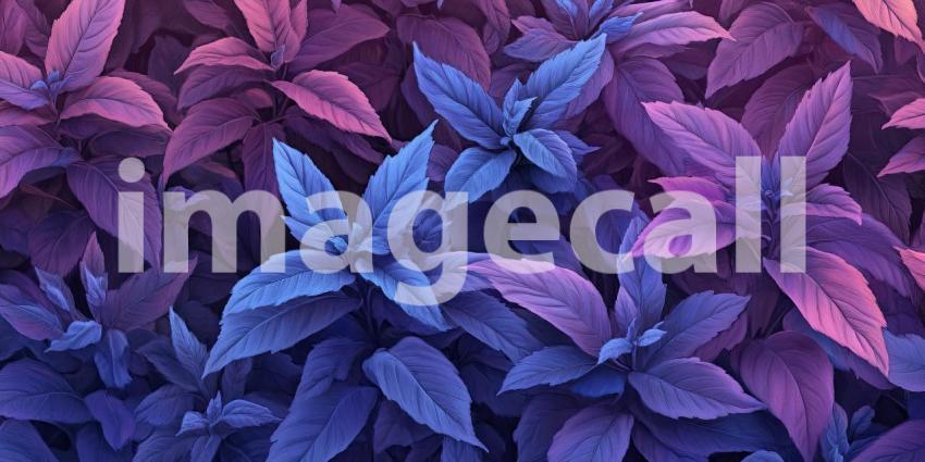 A Dreamlike Bloom: A Field of Flowers, Bathed in a Kaleidoscope of Colors, Shimmers Under a Twilight Sky, Creating a Scene of Enchanting Beauty.