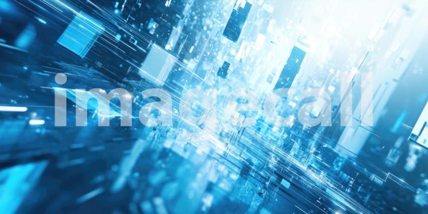 The Digital Frontier: A mesmerizing landscape of interconnected circuits and data streams, where technology pushes the boundaries of the possible.