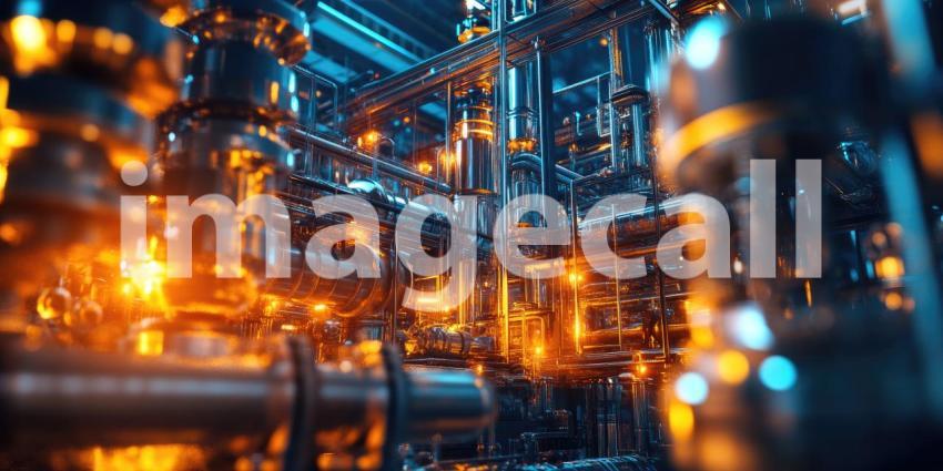 Molecular Connections: A network of interconnected spheres, representing the intricate dance of molecules and the building blocks of life.