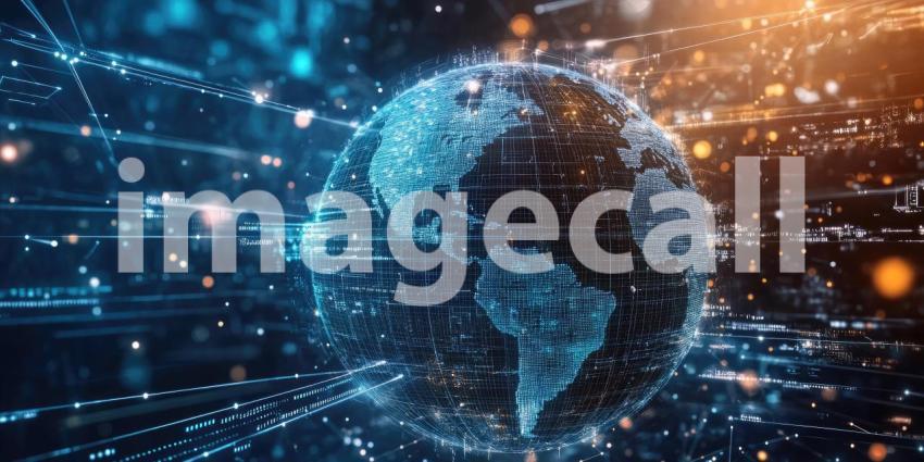 Molecular Connections: A network of interconnected spheres, representing the intricate dance of molecules and the building blocks of life.