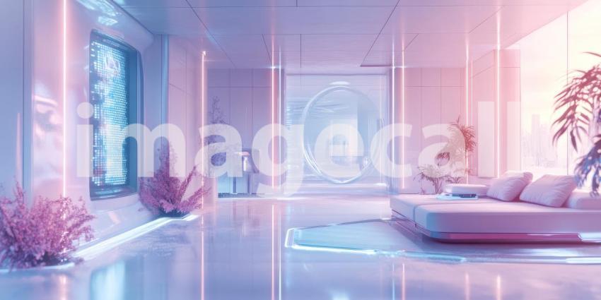 Molecular Connections: A network of interconnected spheres, representing the intricate dance of molecules and the building blocks of life.