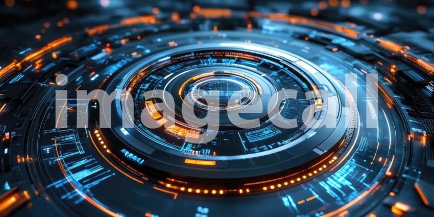 Molecular Connections: A network of interconnected spheres, representing the intricate dance of molecules and the building blocks of life.