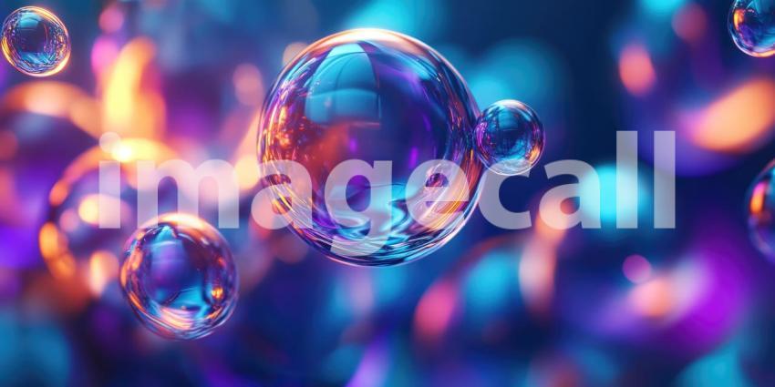 Molecular Connections: A network of interconnected spheres, representing the intricate dance of molecules and the building blocks of life.