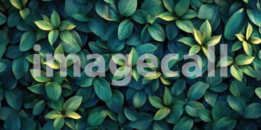 A Tapestry of Green: A lush tapestry of vibrant leaves, bathed in sunlight, creates a mesmerizing scene of tranquility and natural beauty.