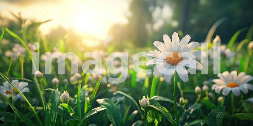 A Rose-Colored World: A symphony of delicate blooms, bathed in warm sunlight, creates a magical garden where beauty reigns supreme.