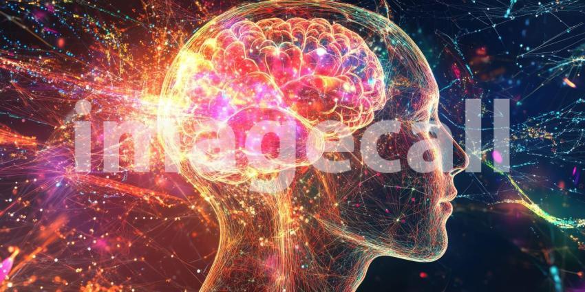 The Neural Network: A mesmerizing visualization of a neural network, where intricate connections and glowing synapses form a complex web of information.